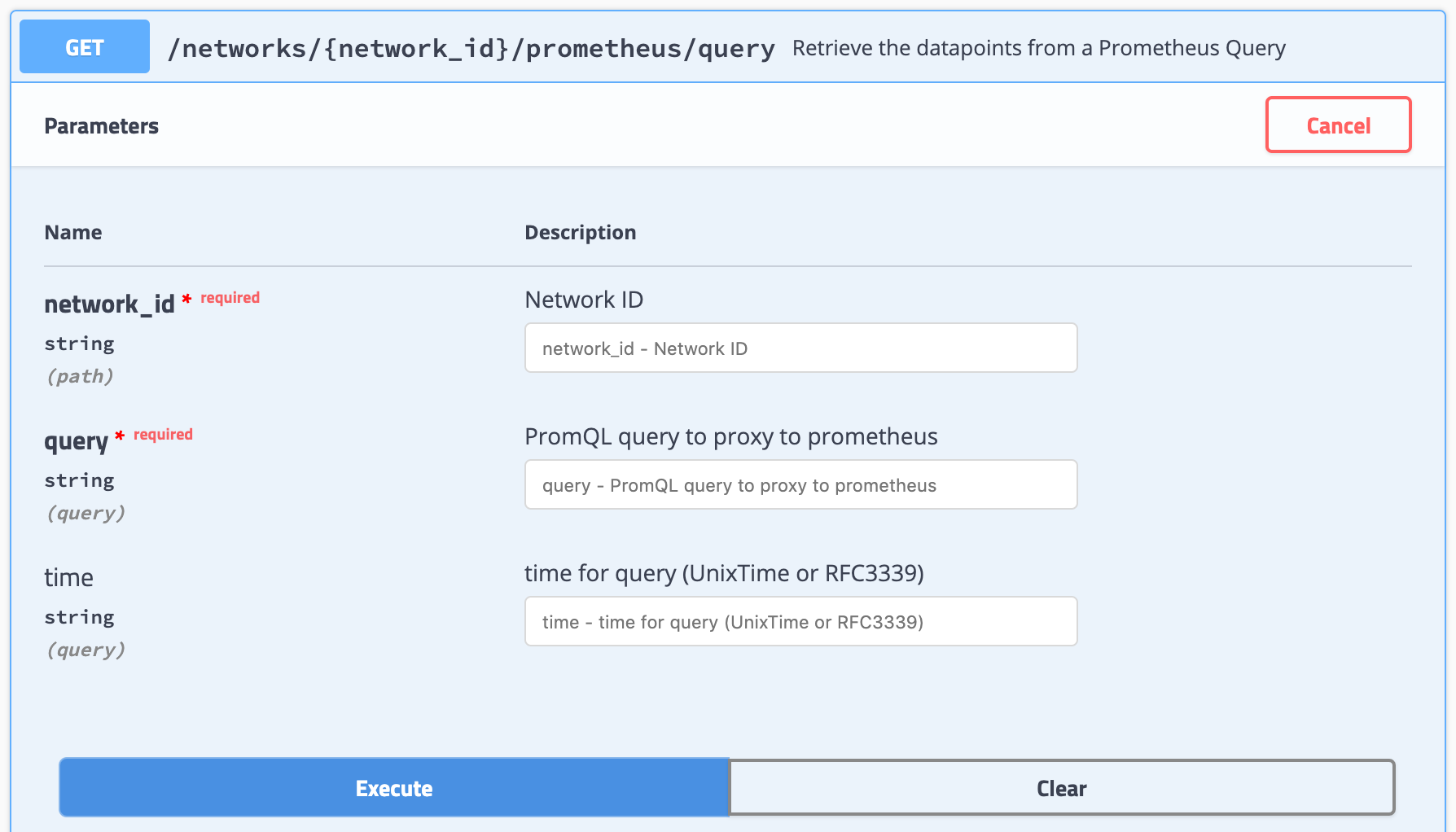 Swagger REST API Endpoint